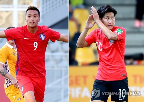 김신욱 벤투호 첫 승선, 이강인도 재승선[연합뉴스 자료사진]