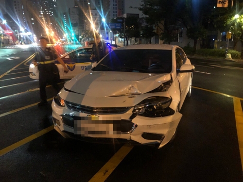 음주 운전자 적발[부산경찰청 제공·재판매 및 DB 금지]