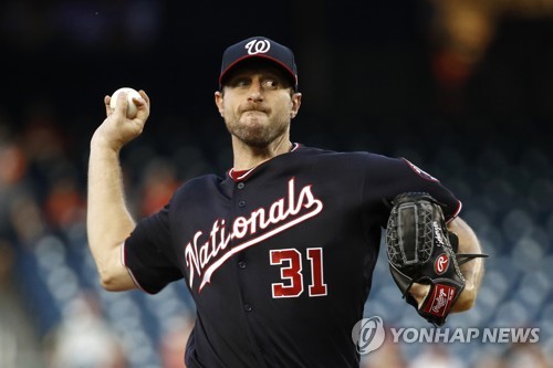 워싱턴 에이스 맥스 셔저 [AP=연합뉴스]