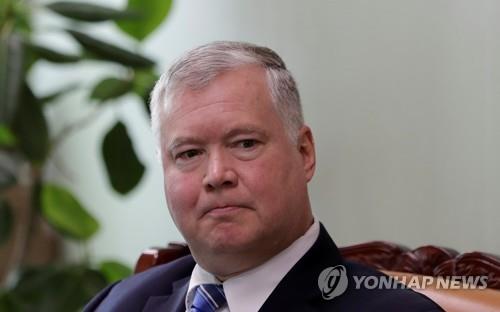 비건 미 대북특별대표 [로이터=연합뉴스 자료사진]