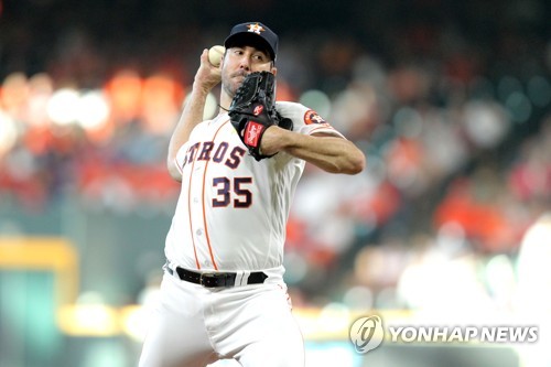 사이영상 굳히기 들어간 휴스턴 에이스 벌랜더[USA 투데이/로이터=연합뉴스]