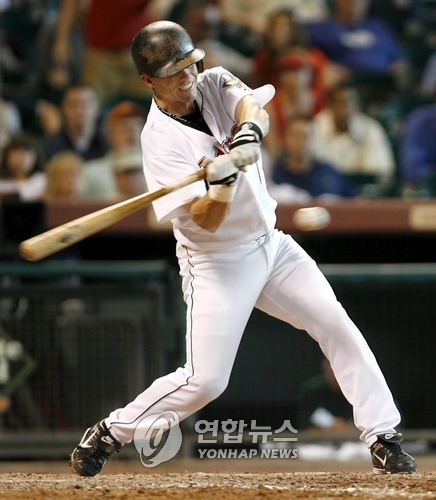 크레이그 비지오의 현역 시절 타격 [EPA=연합뉴스 자료사진]