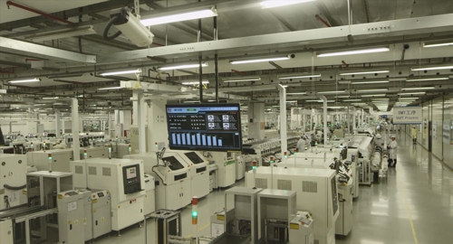 화웨이 남방공장 제조 라인 [화웨이 제공]