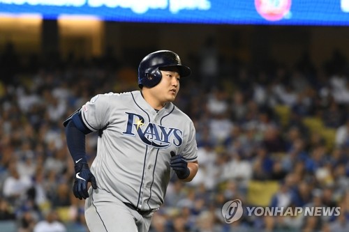 탬파베이 레이스 최지만[USA투데이스포츠=연합뉴스 자료사진]