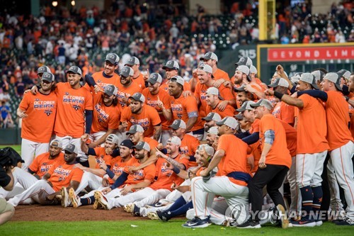 시즌 최다인 107승 올린 휴스턴 [UPI=연합뉴스 자료사진]