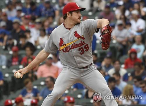 세인트루이스 선발투수 마일스 미콜라스[AFP=연합뉴스]