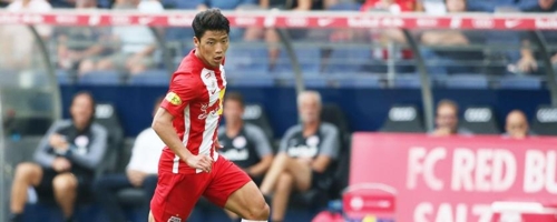 잘츠부르크에서 뛰는 황희찬[잘츠부르크 홈페이지 캡처]