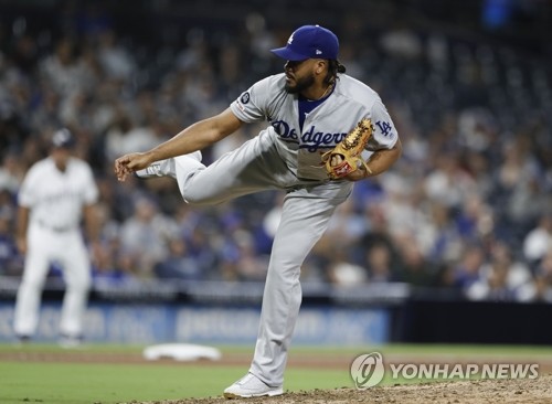 공 던지는 로스앤젤레스 다저스 얀선다저스 켄리 얀선 [AP=연합뉴스]