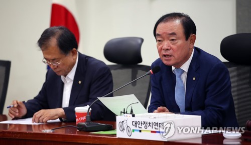 발언하는 장병완[연합뉴스 자료사진]