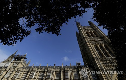 영국 웨스트민스터에 위치한 의사당의 모습 [AP=연합뉴스]