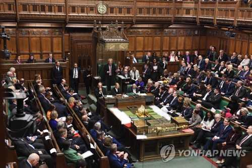 브렉시트를 논의하는 영국 하원의 모습 [EPA=연합뉴스]