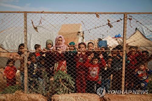 이들립주 난민 수용소의 시리아 어린이들 [AFP=연합뉴스]