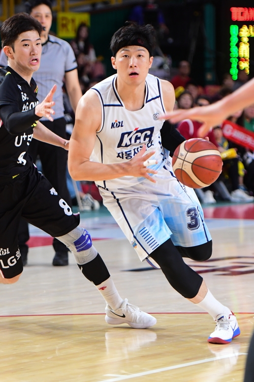 LG와의 경기 이정현의 모습[KBL 제공]