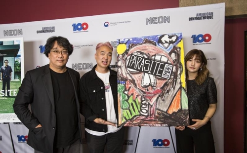 할리우드 교류회 참석한 봉준호 감독