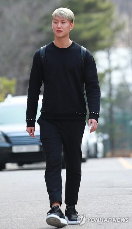 3월 소집 당시 정승현[연합뉴스 자료사진]