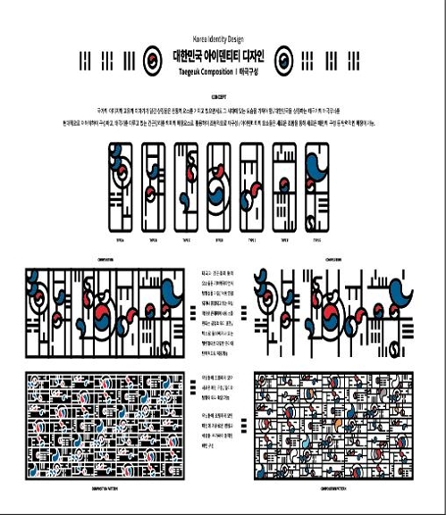 '국가상징 디자인 공모전' 국무총리상 받는 '태극구성''제7회 대한민국 국가상징 디자인 공모전' 일반부 1위를 한 최우영씨의 '태극구성'