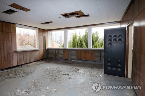 텅 빈 505보안부대 부대장실[연합뉴스 자료사진]