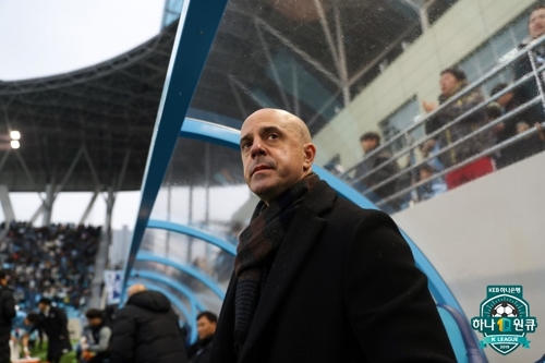 대구의 안드레 감독[한국프로축구연맹 제공]