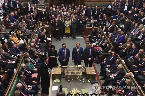 10월 29일 조기총선법안 표결하는 영국 하원    [AP=연합뉴스 자료사진]