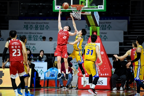 프로농구 삼성과 오리온의 경기[KBL 제공]