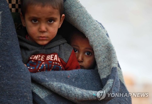시리아 내전의 마지막 반군거점 이들립은 무장세력의 은신지일 뿐만아니라 민간인, 특히 어린이들의 삶의 터전이기도 하다.[AFP=연합뉴스]