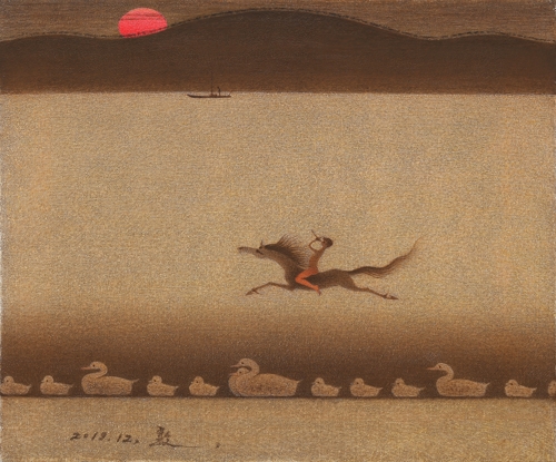 박돈, '광야', 캔버스에 유채. 2019 [갤러리서림 제공]