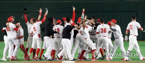 사상 첫 올림픽 출전권을 획득한 멕시코 대표팀[연합뉴스 자료사진. 재판매 및 DB 금지]