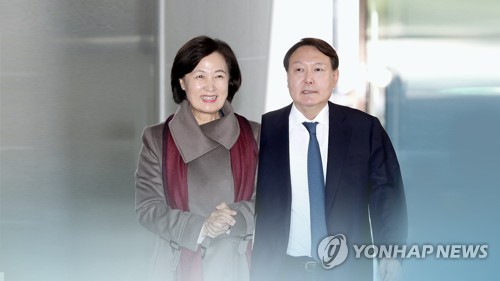 윤석열, 내일 추미애 예방…수원고검장·인권국장 사의 (CG)[연합뉴스TV 제공]