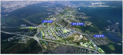 과천지구 조감도[경기도 제공. 재판매 및 DB 금지]