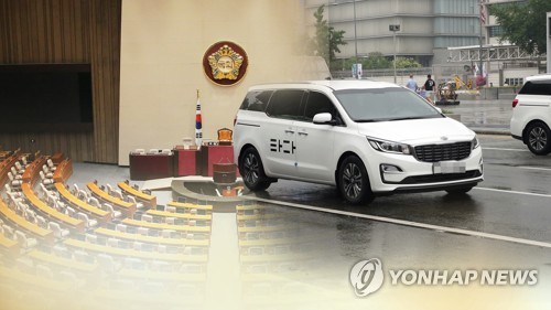 결론 잠시 미뤄졌지만…'타다' 다음달 불법화? (CG)[연합뉴스TV 제공]