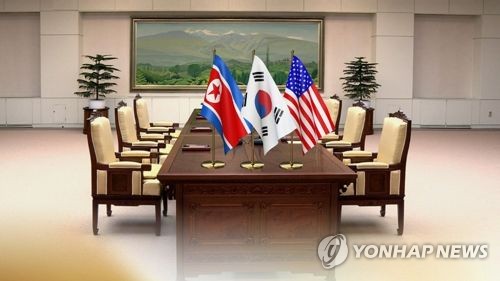 해리스, 개별관광 등 남북협력 구상 '견제'…"워킹그룹 거쳐야" (CG)[연합뉴스TV 제공]