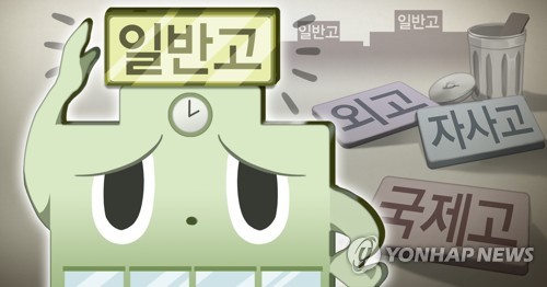 2025년 외고·자사고·국제고 일반고 전환 (PG)[정연주 제작] 일러스트