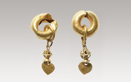 금귀걸이[문화재청 제공]