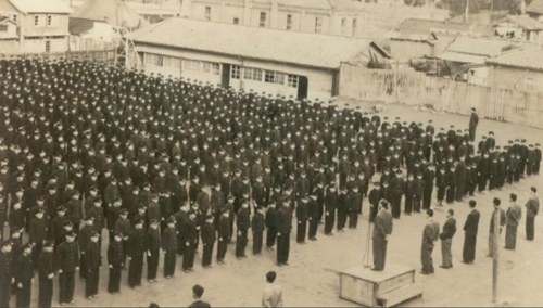 1952년 인천으로 피란 와 재개교한 송도고[송도고, 재판매 및 DB 금지]