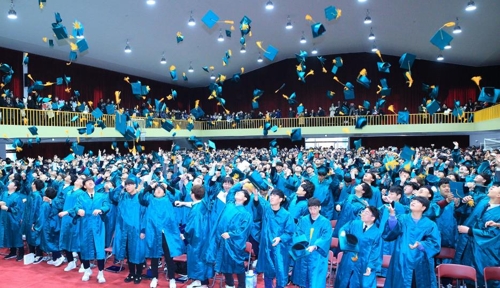 송도고 100회 졸업식[송도고 제공, 재판매 및 DB 금지]