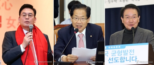 (왼쪽부터) 정우택·오제세·변재일 의원[연합뉴스 자료사진]