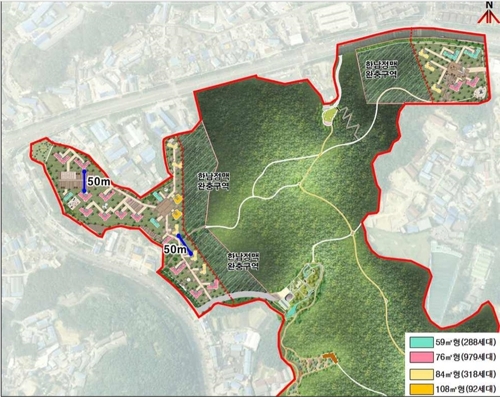 검단중앙공원 민간특례사업 개발계획[인천녹색연합 제공, 재판매 및 DB 금지]