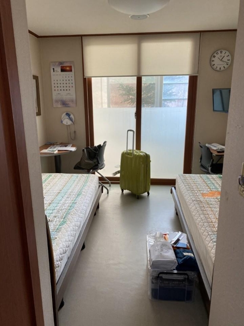 우한 교민들이 머무는 진천 국가공무원인재개발원 기숙사 내부 모습 [독자 제공. 재판매 및 DB 금지]