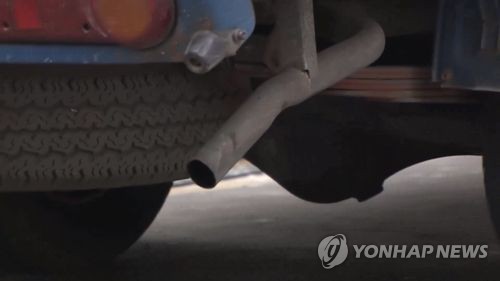 경유 차량[연합뉴스TV 제공]