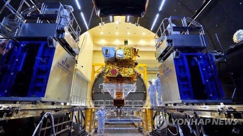 '독자개발 위성' 천리안 2B[한국항공우주연구원 제공. 재판매 및 DB 금지]