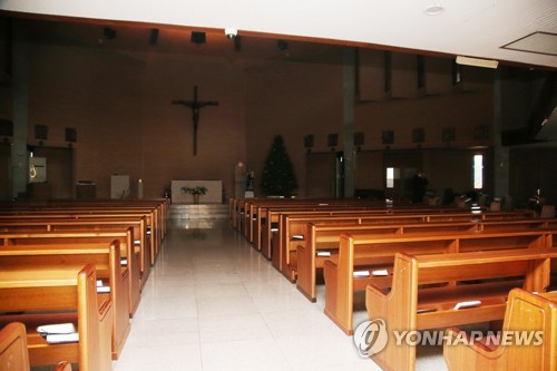 조용한 성당[연합뉴스 자료사진]