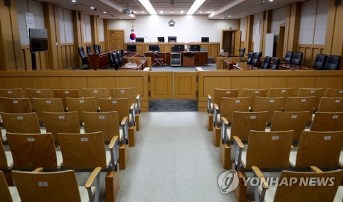 고유정 선고가 이뤄진 제주지법 법정[연합뉴스 자료사진]