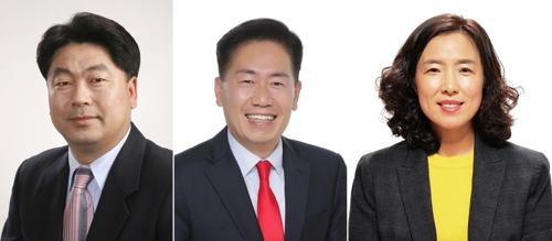 (왼쪽부터) 여철구·김국기·박보휘 예비후보[충북도선거관리위원회 제공. 재판매 및 DB 금지]