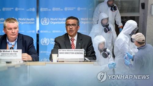 WHO의 코로나19 브리핑[연합뉴스TV 제공]