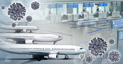 코로나19 항공업계 위기 (PG)[장현경 제작] 사진합성·일러스트