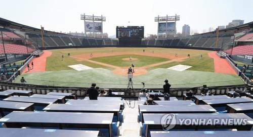 두산 베어스 자체 청백전[연합뉴스 자료사진. 재판매 및 DB 금지]