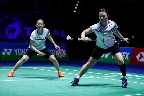 배드민턴 여자복식 이소희(좌)-신승찬(우) [대한배드민턴협회/요넥스 제공. 재배포 및  DB 금지]
