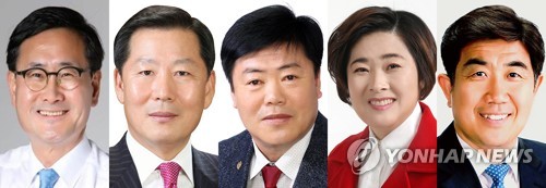 제21대 총선, 동해·태백·삼척·정선 선거구 후보군[중앙선거관리위원회 제공. 재판매 및 DB 금지]