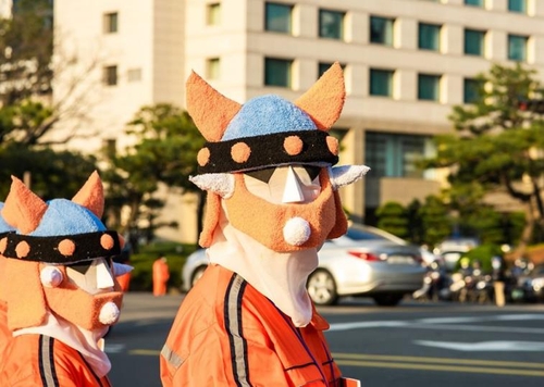 태권V 선거운동원[민중당 김종훈 후보 제공, 재판매 및 DB 금지]