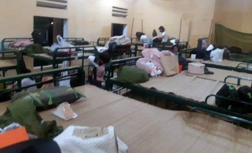 한국민이 격리됐던 하노이 외곽 군부대 기숙사[독자 제공=연합뉴스 자료 사진. 재판매 및 DB금지]